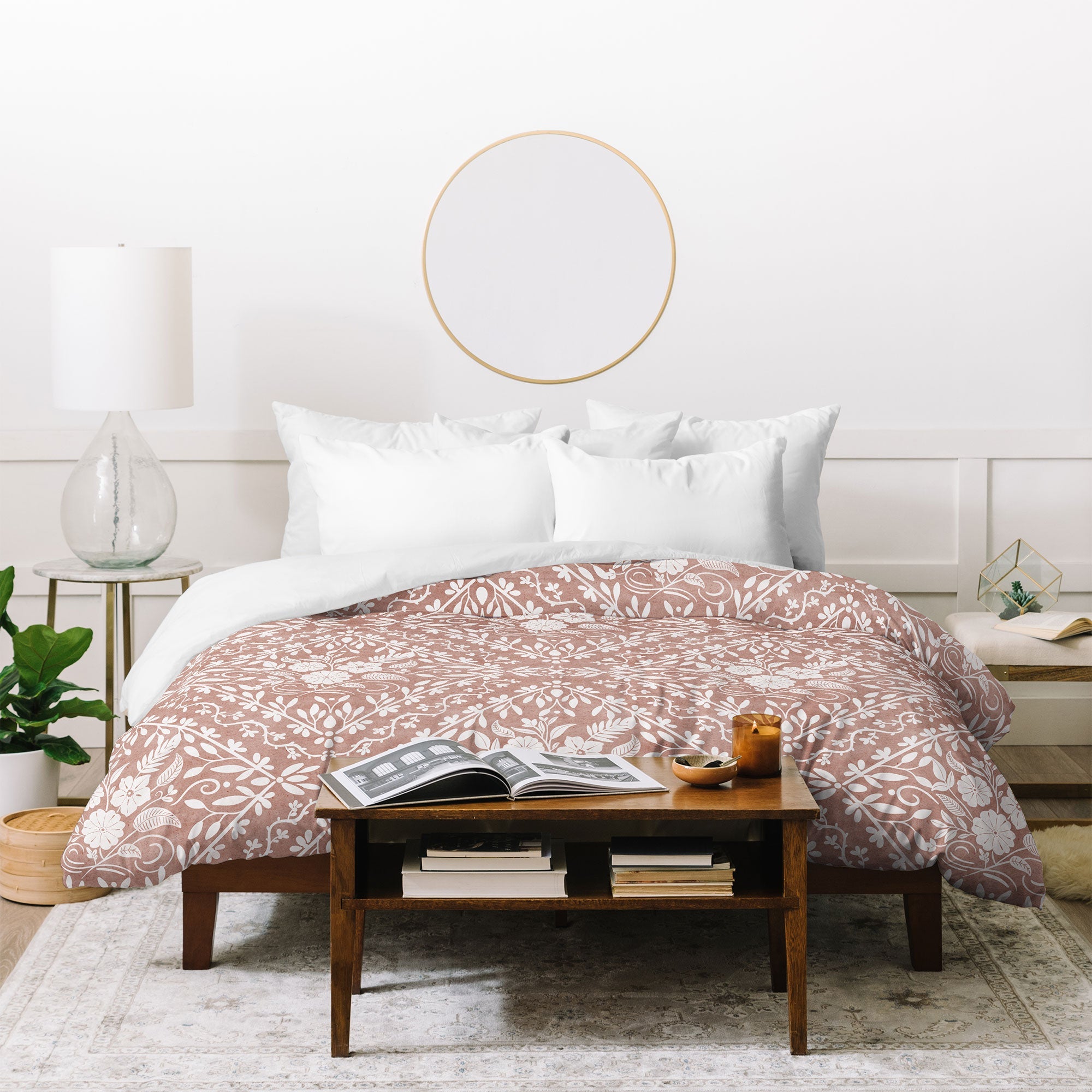 Marta Barragan Camarasa Antique Botanical Bliss Duvet Cover
