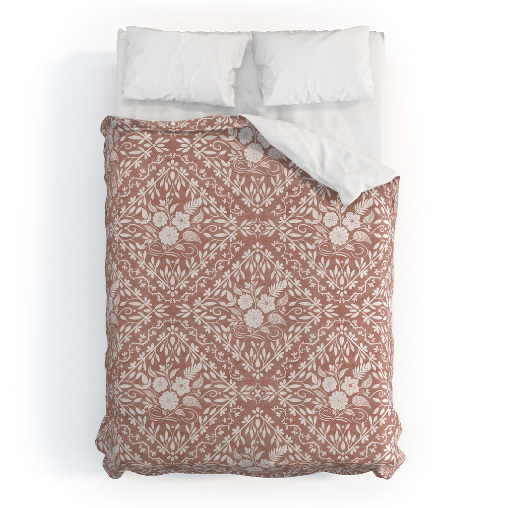 Marta Barragan Camarasa Antique Botanical Bliss Duvet Cover