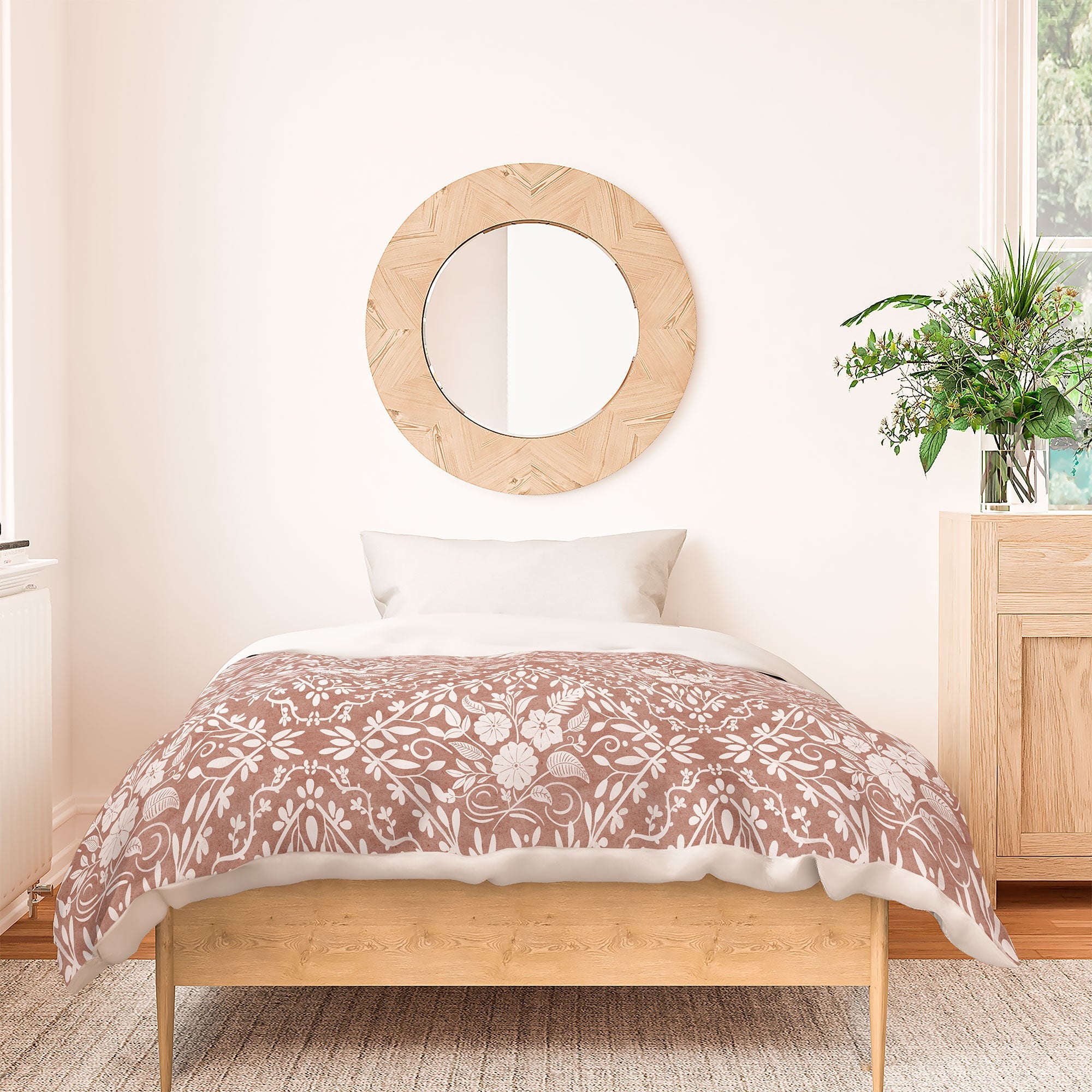 Marta Barragan Camarasa Antique Botanical Bliss Duvet Cover