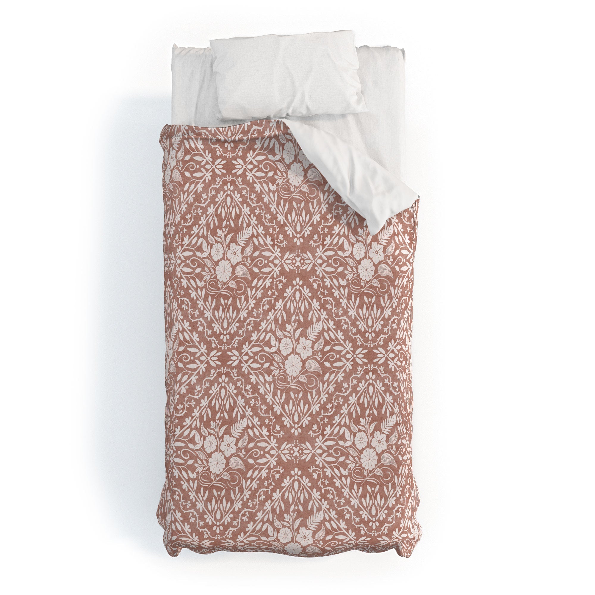 Marta Barragan Camarasa Antique Botanical Bliss Duvet Cover