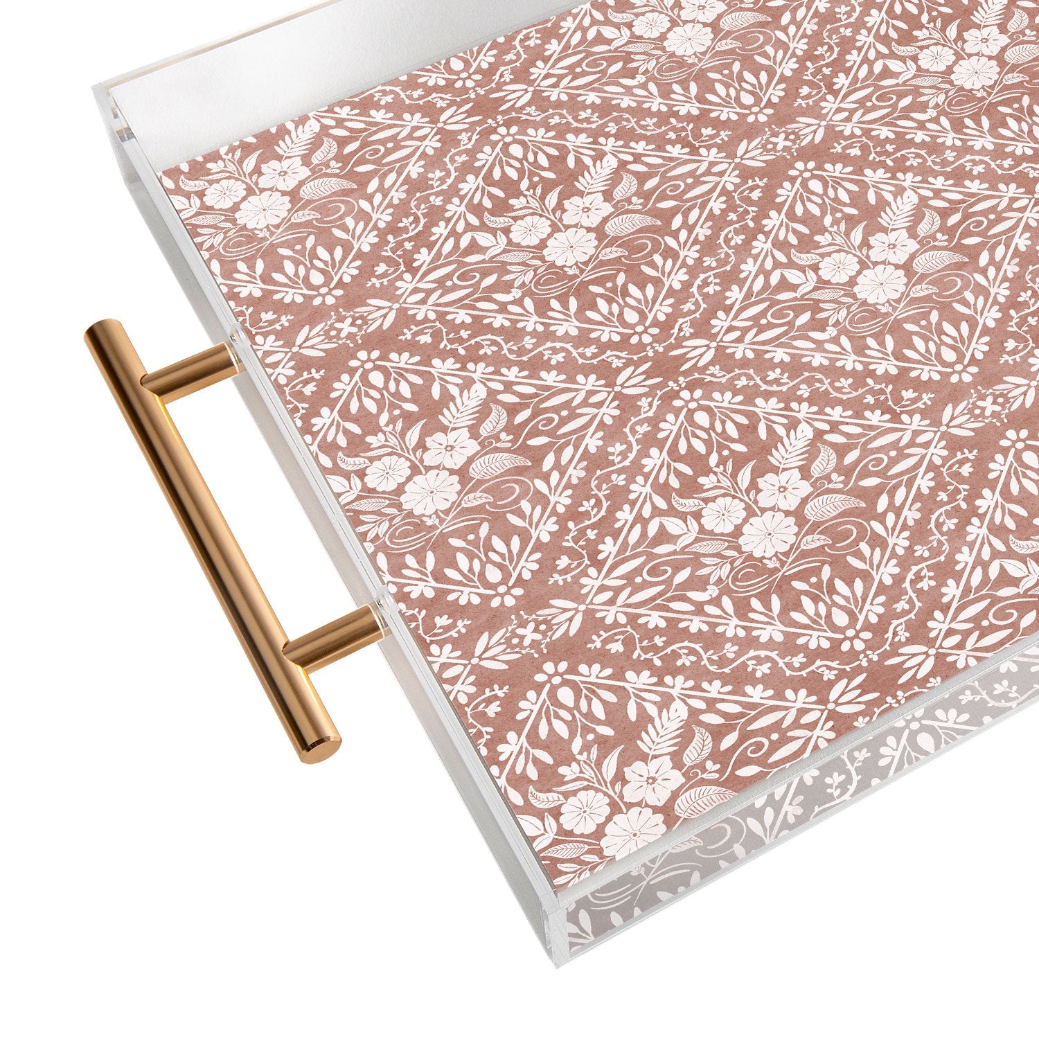 Marta Barragan Camarasa Antique Botanical Bliss Acrylic Tray