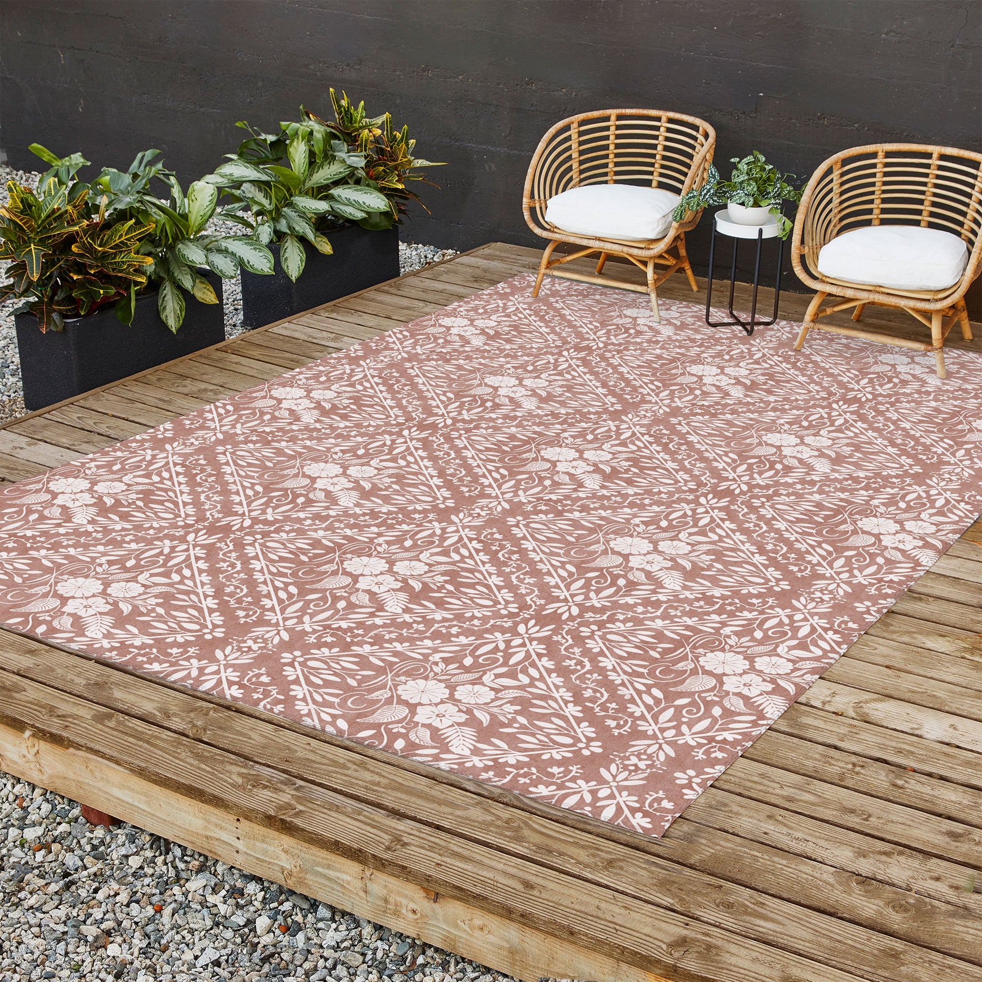 Marta Barragan Camarasa Antique Botanical Bliss Outdoor Rug