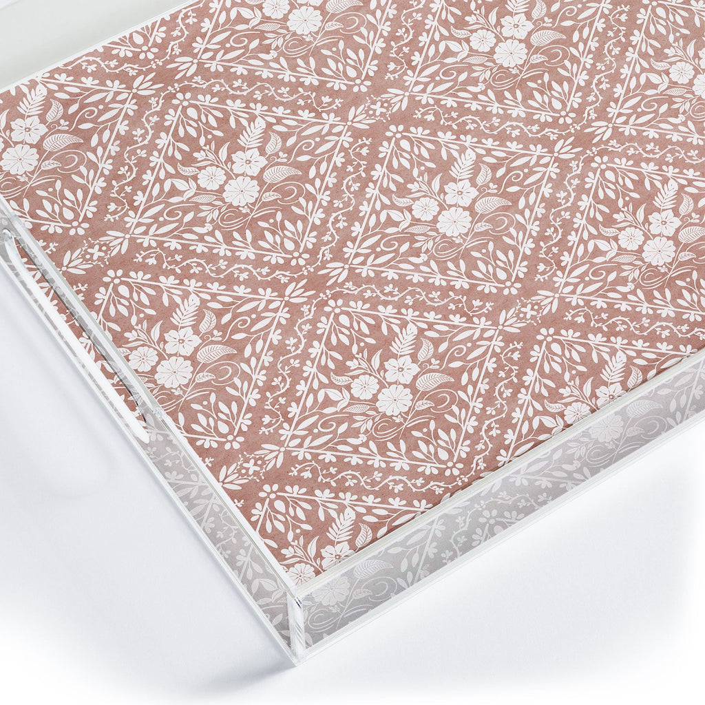 Marta Barragan Camarasa Antique Botanical Bliss Acrylic Tray