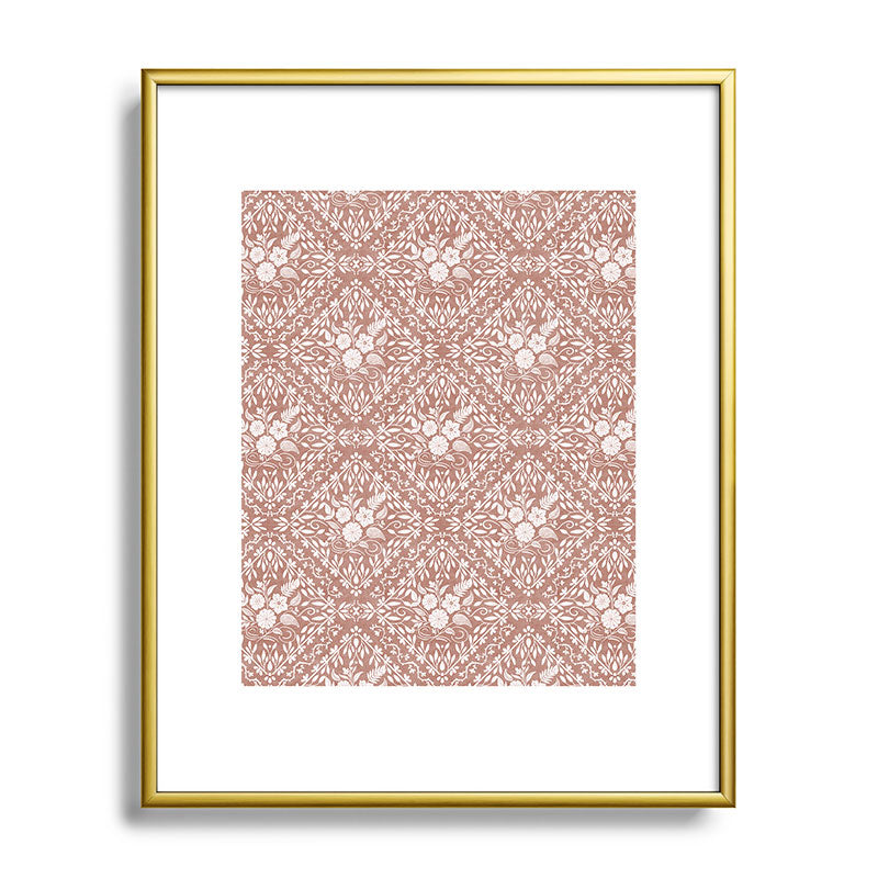 Marta Barragan Camarasa Antique Botanical Bliss Metal Framed Art Print