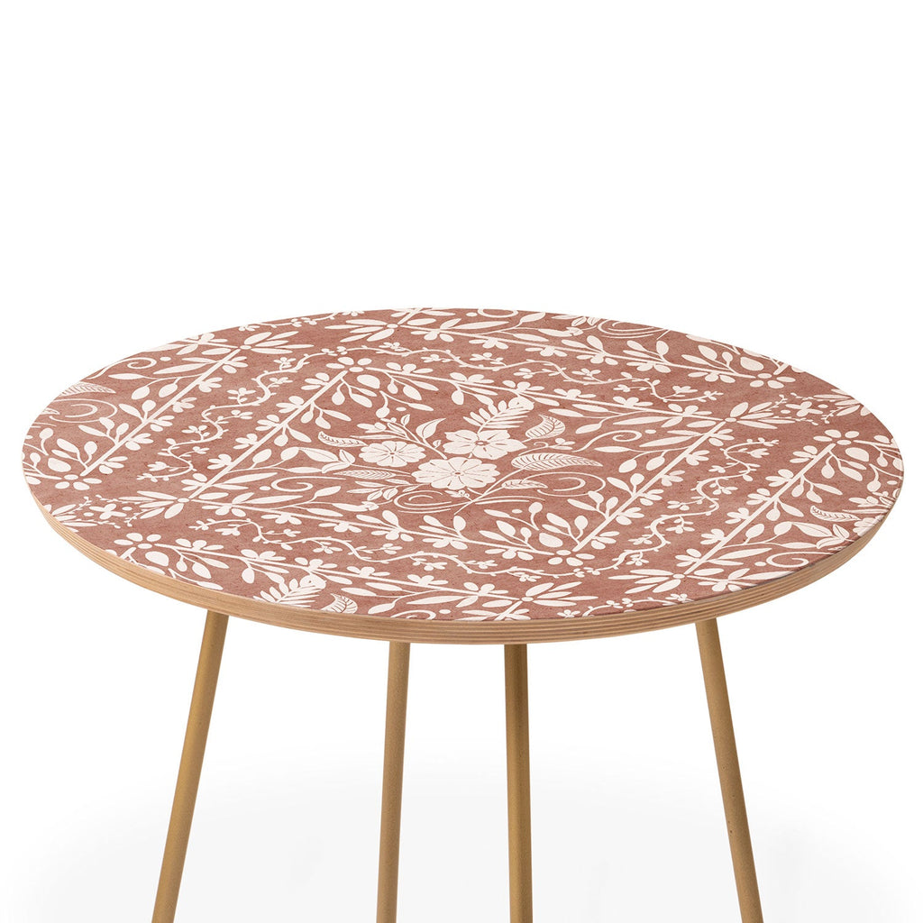Marta Barragan Camarasa Antique Botanical Bliss Round Side Table