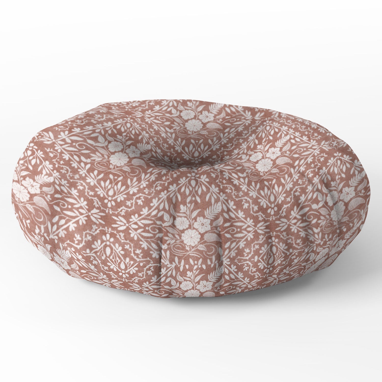 Marta Barragan Camarasa Antique Botanical Bliss Floor Pillow Round