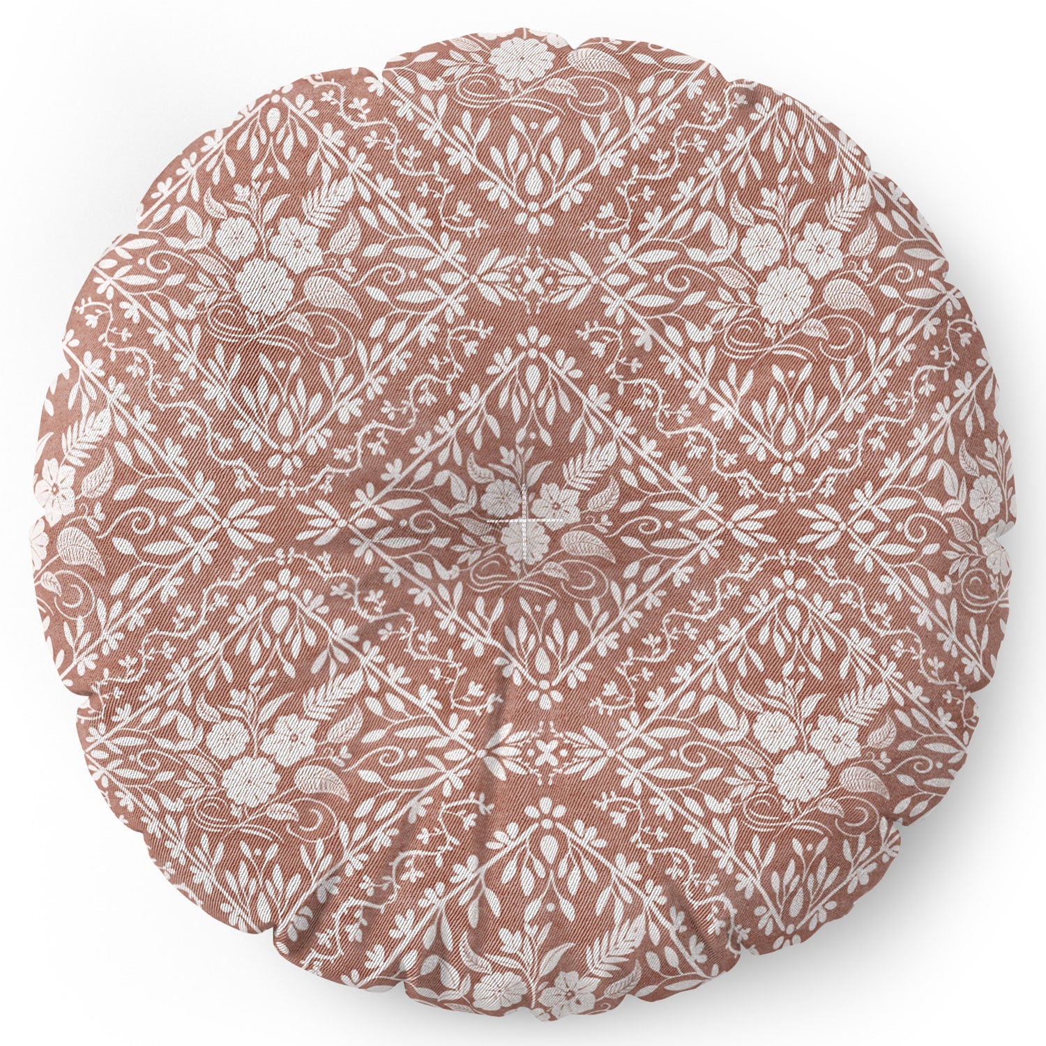 Marta Barragan Camarasa Antique Botanical Bliss Floor Pillow Round