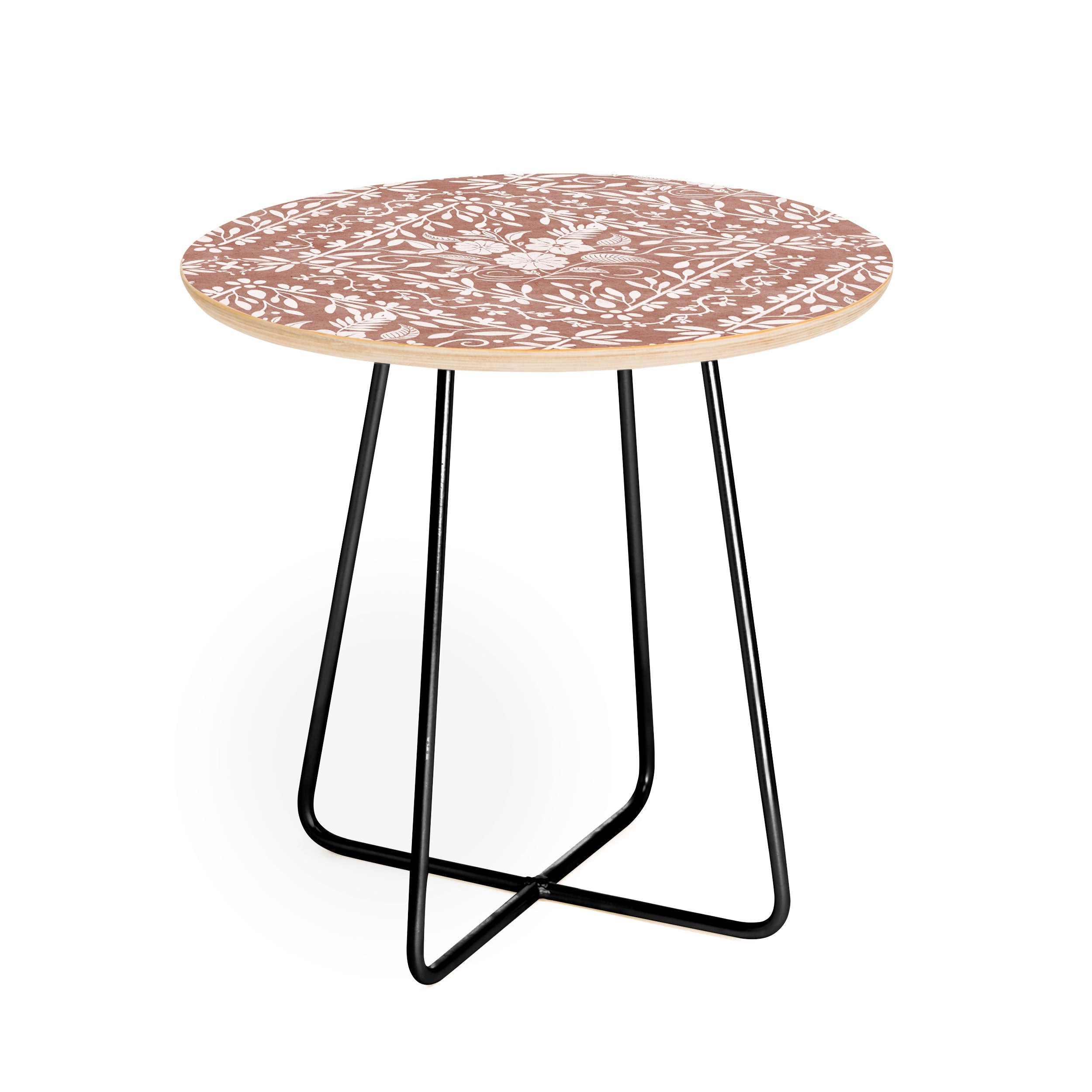 Marta Barragan Camarasa Antique Botanical Bliss Round Side Table