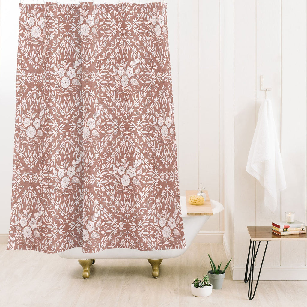 Marta Barragan Camarasa Antique Botanical Bliss Shower Curtain