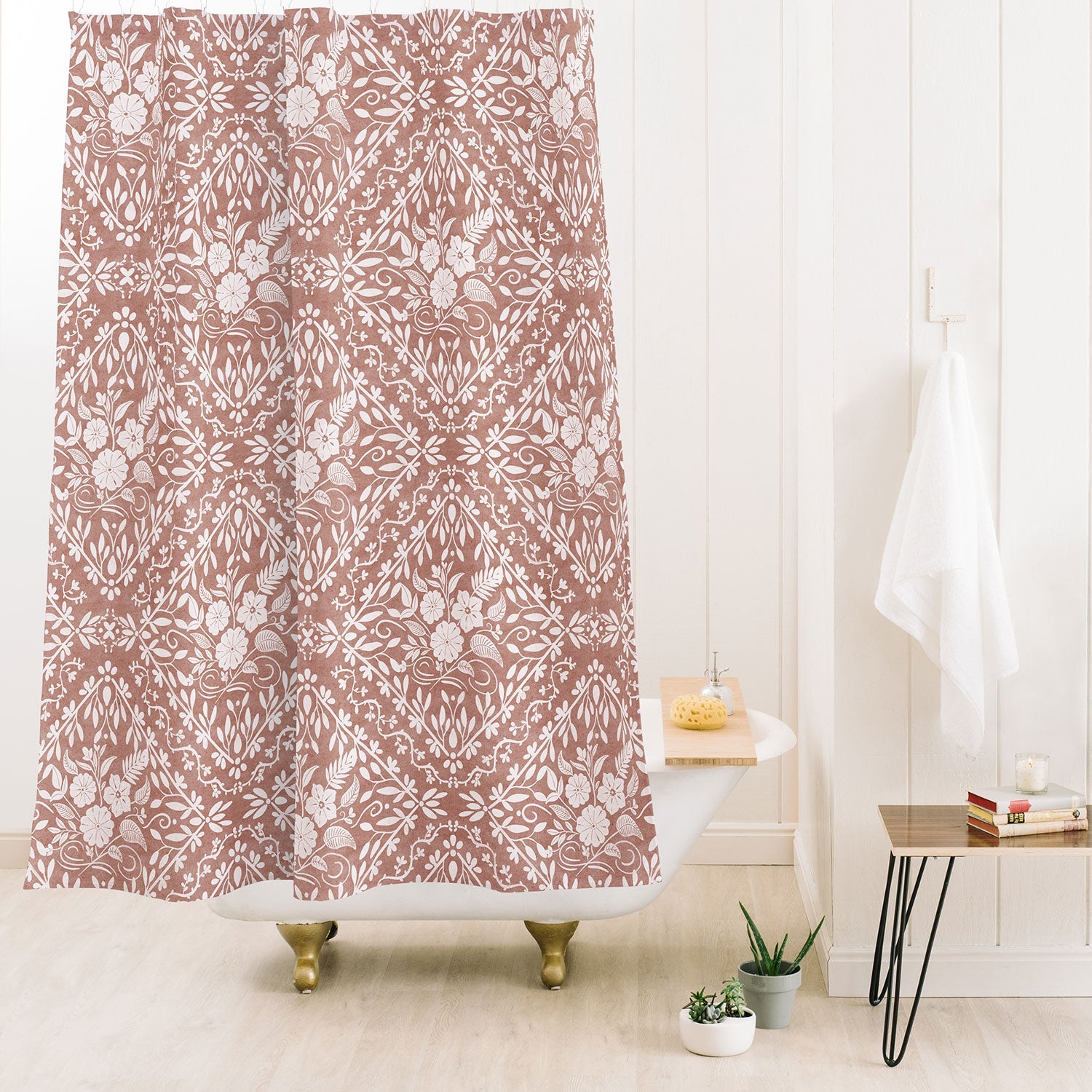 Marta Barragan Camarasa Antique Botanical Bliss Shower Curtain