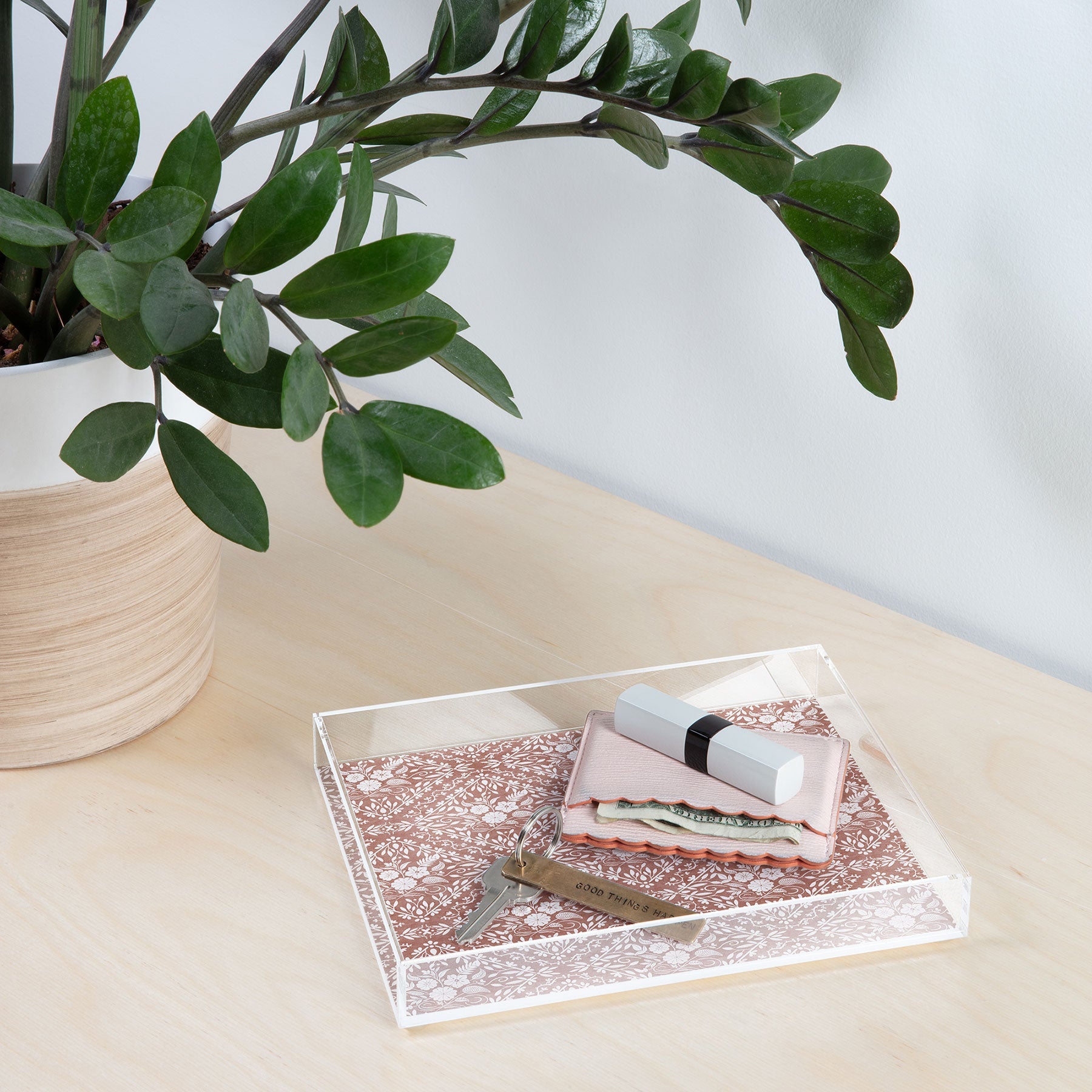 Marta Barragan Camarasa Antique Botanical Bliss Acrylic Tray