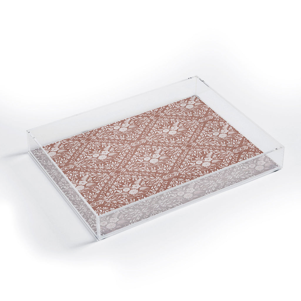 Marta Barragan Camarasa Antique Botanical Bliss Acrylic Tray