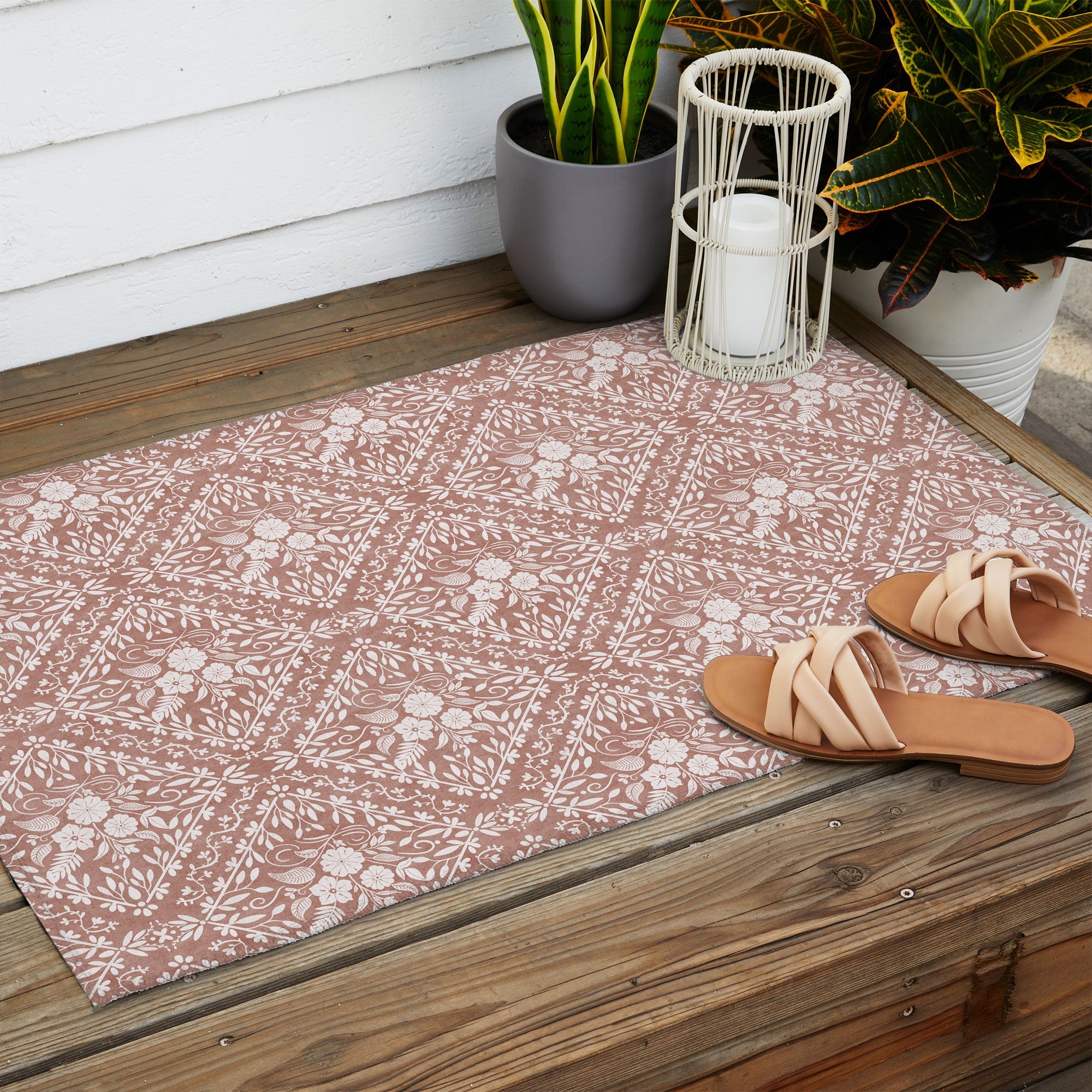 Marta Barragan Camarasa Antique Botanical Bliss Outdoor Rug