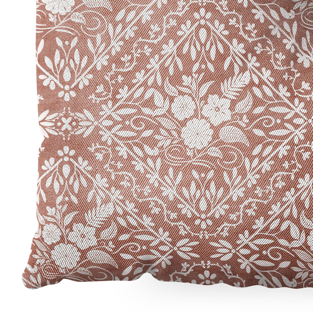 Marta Barragan Camarasa Antique Botanical Bliss Floor Pillow Square