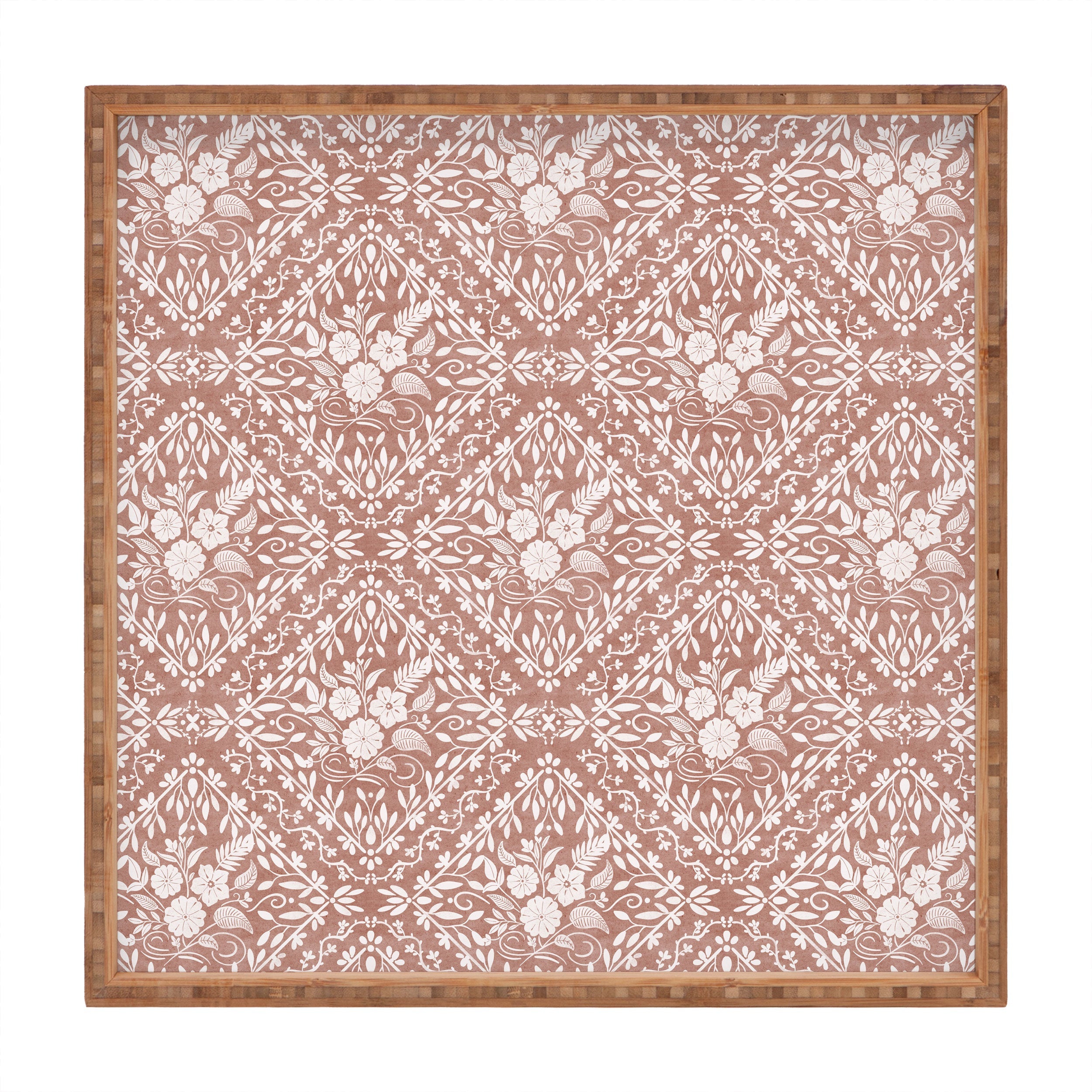 Marta Barragan Camarasa Antique Botanical Bliss Square Tray
