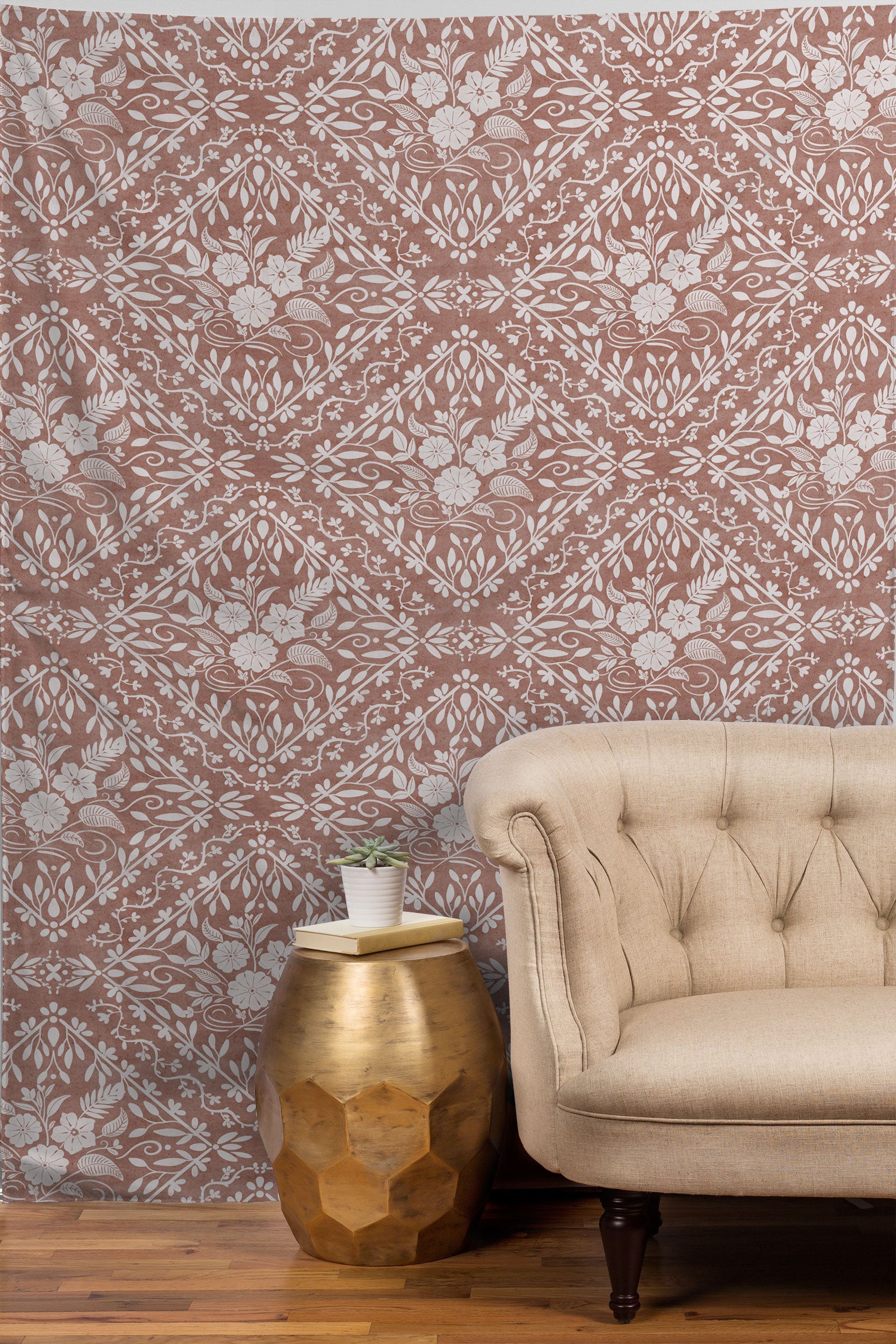 Marta Barragan Camarasa Antique Botanical Bliss Tapestry