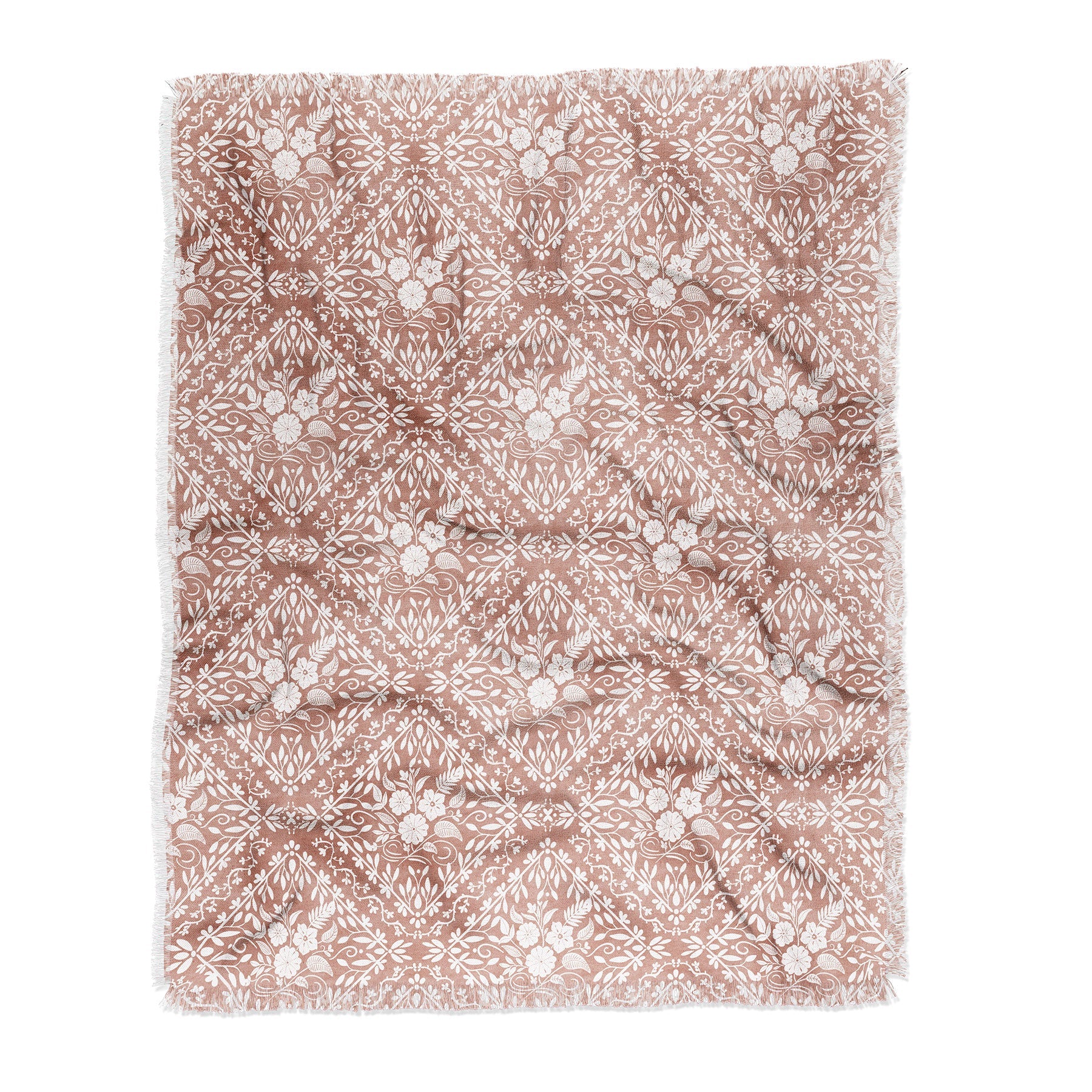 Marta Barragan Camarasa Antique Botanical Bliss Throw Blanket