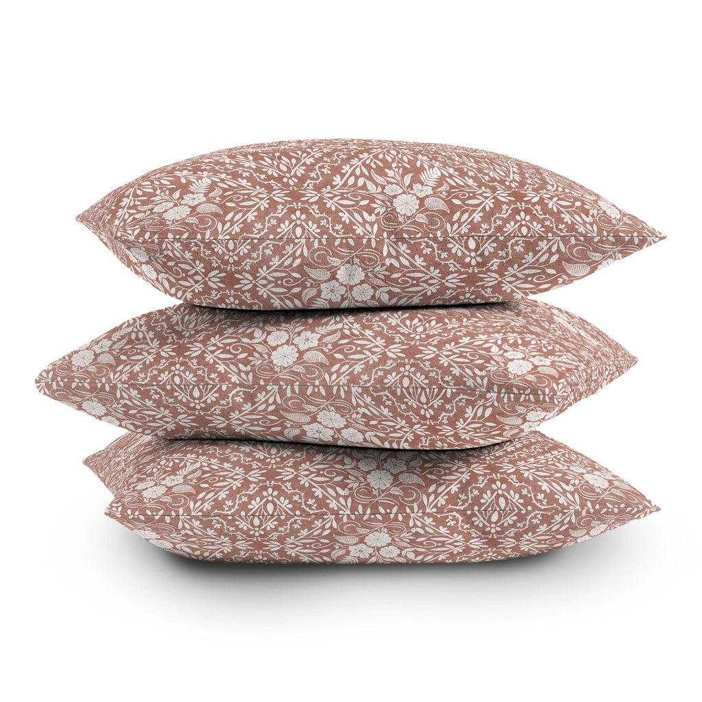 Marta Barragan Camarasa Antique Botanical Bliss Throw Pillow
