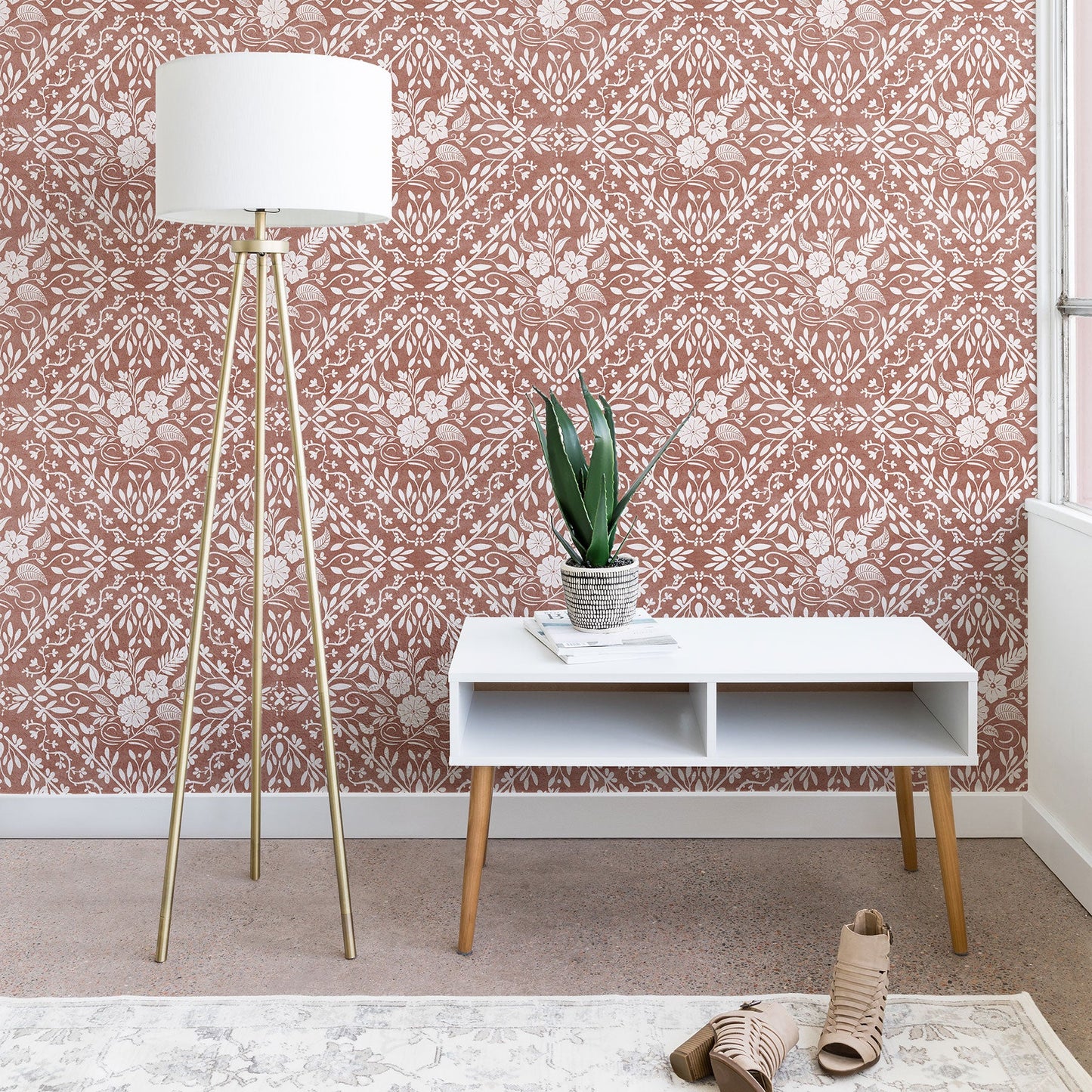Marta Barragan Camarasa Antique Botanical Bliss Wallpaper