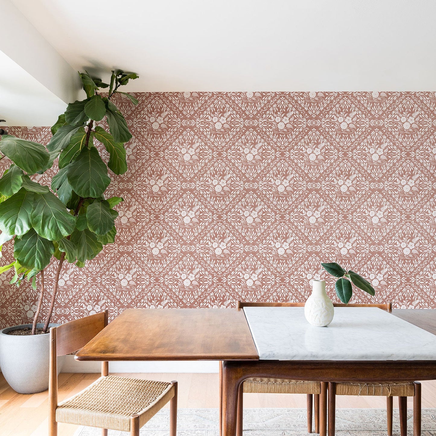 Marta Barragan Camarasa Antique Botanical Bliss Wallpaper