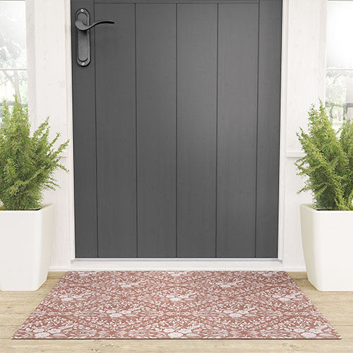 Marta Barragan Camarasa Antique Botanical Bliss Welcome Mat
