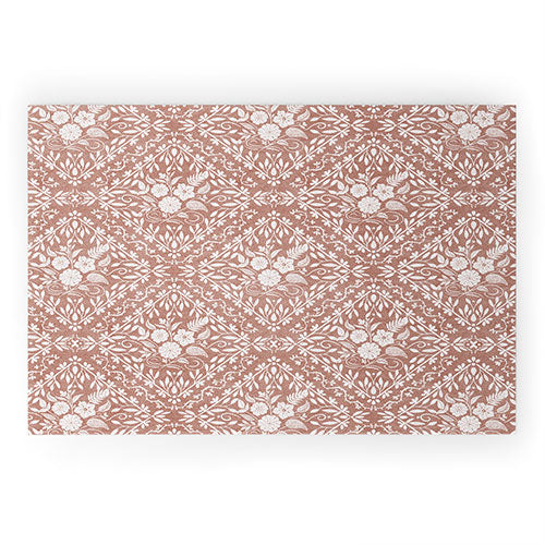Marta Barragan Camarasa Antique Botanical Bliss Welcome Mat