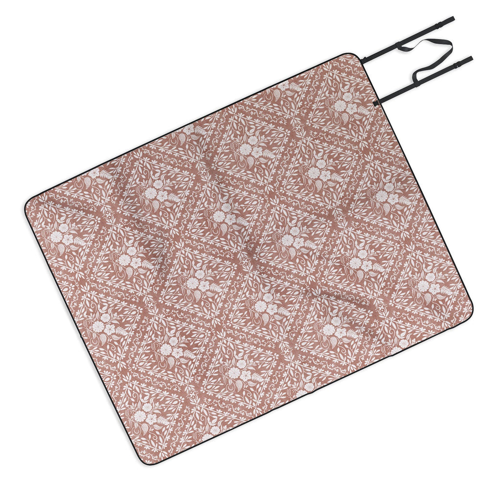 Marta Barragan Camarasa Antique Botanical Bliss Picnic Blanket