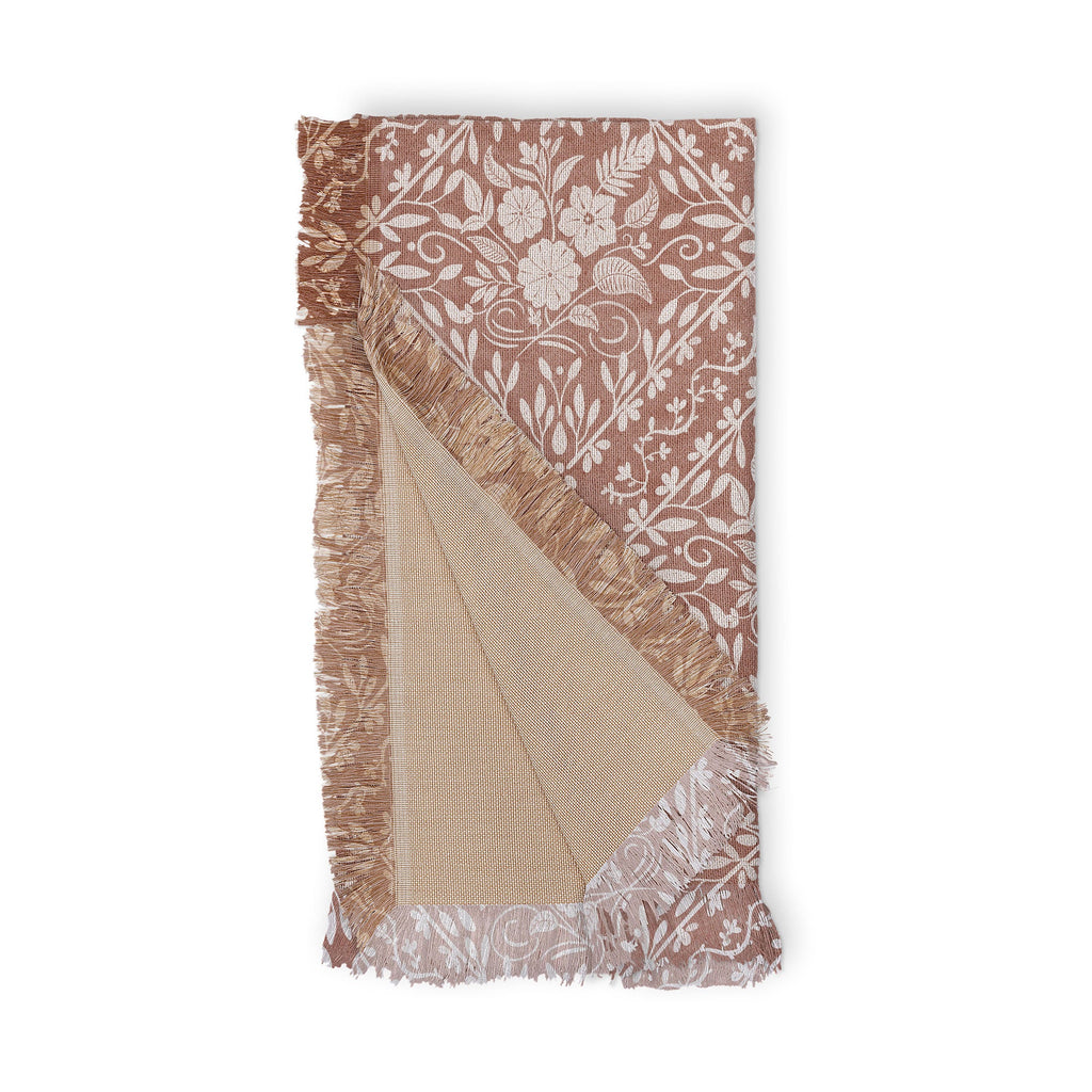 Marta Barragan Camarasa Antique Botanical Bliss Throw Blanket