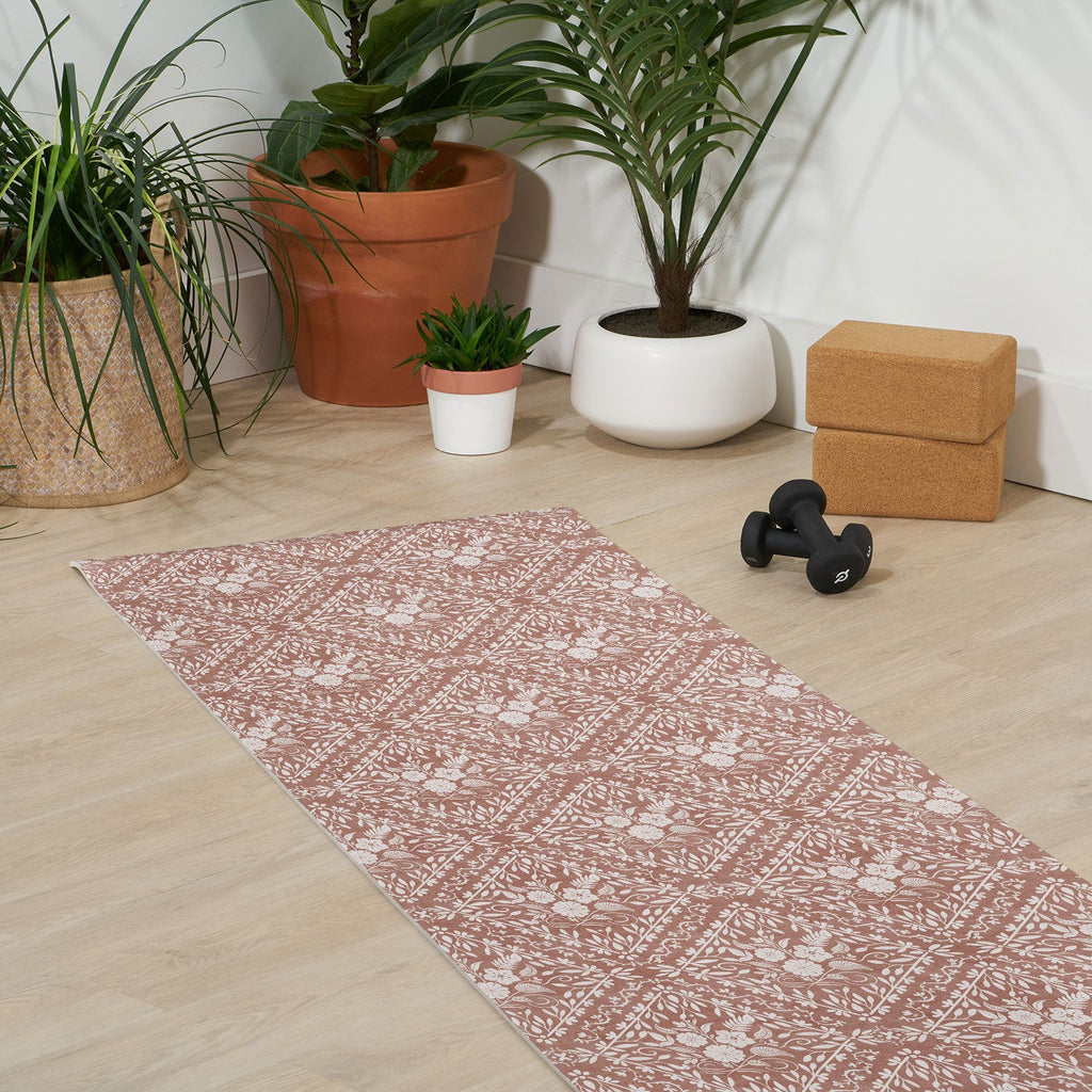 Marta Barragan Camarasa Antique Botanical Bliss Yoga Mat