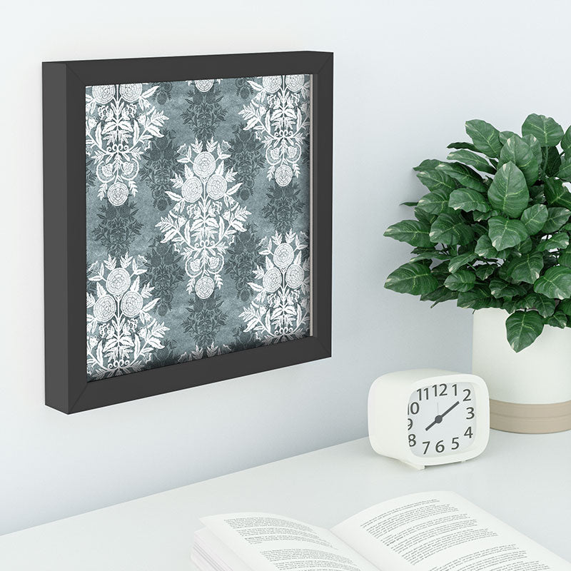 Marta Barragan Camarasa Antique Victorian Floral Recessed Framing Square