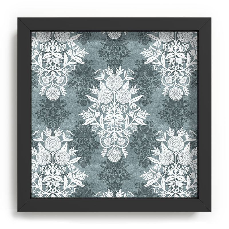 Marta Barragan Camarasa Antique Victorian Floral Recessed Framing Square