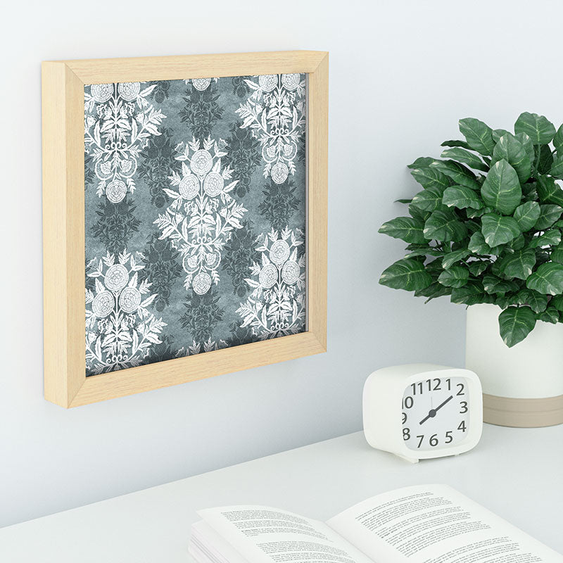 Marta Barragan Camarasa Antique Victorian Floral Recessed Framing Square