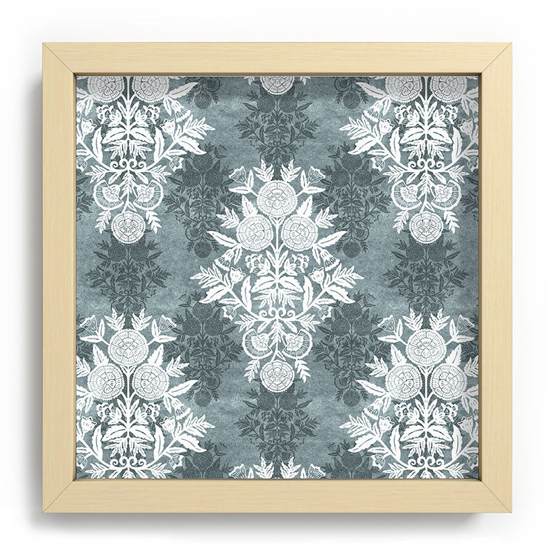 Marta Barragan Camarasa Antique Victorian Floral Recessed Framing Square
