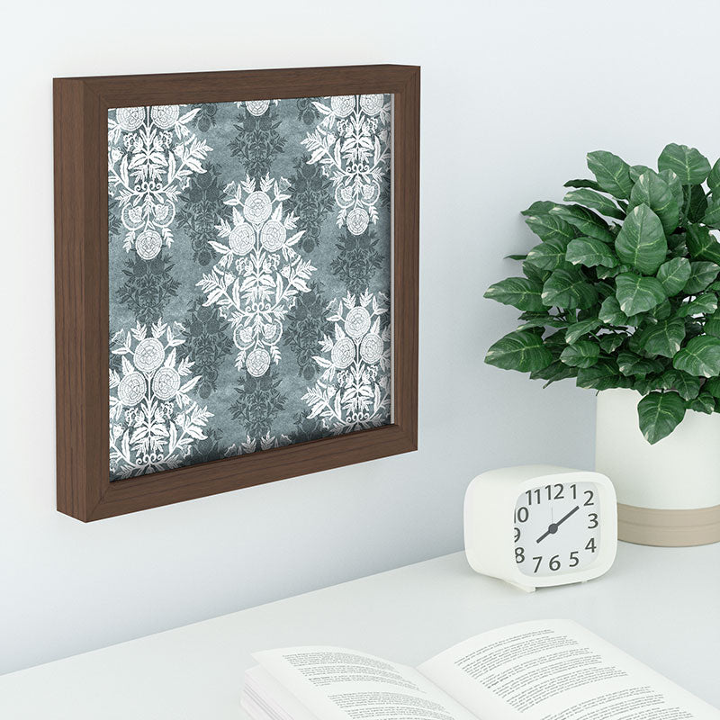 Marta Barragan Camarasa Antique Victorian Floral Recessed Framing Square