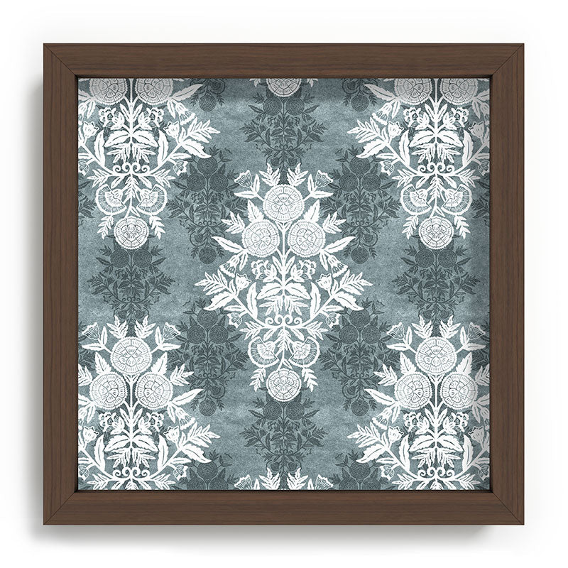 Marta Barragan Camarasa Antique Victorian Floral Recessed Framing Square