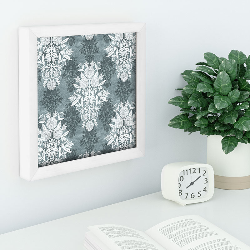 Marta Barragan Camarasa Antique Victorian Floral Recessed Framing Square