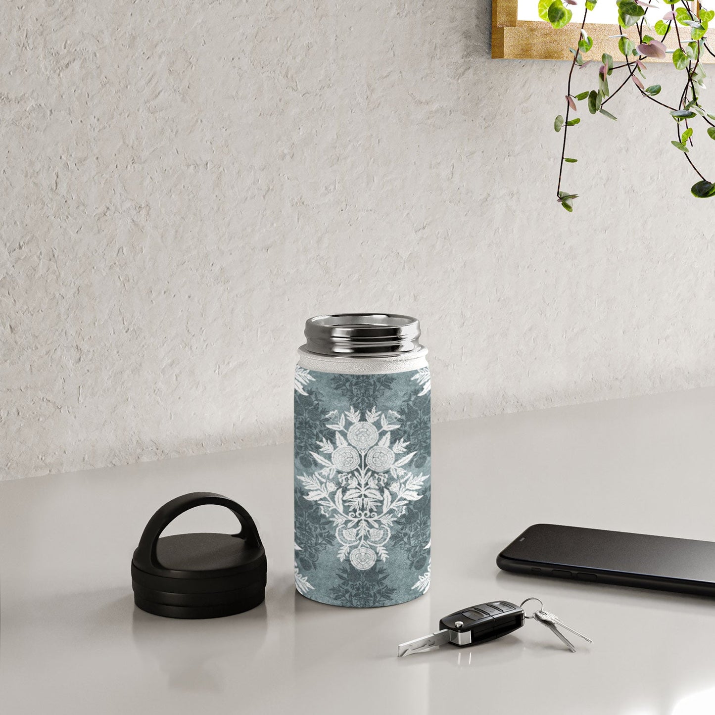Marta Barragan Camarasa Antique Victorian Floral Water Bottle