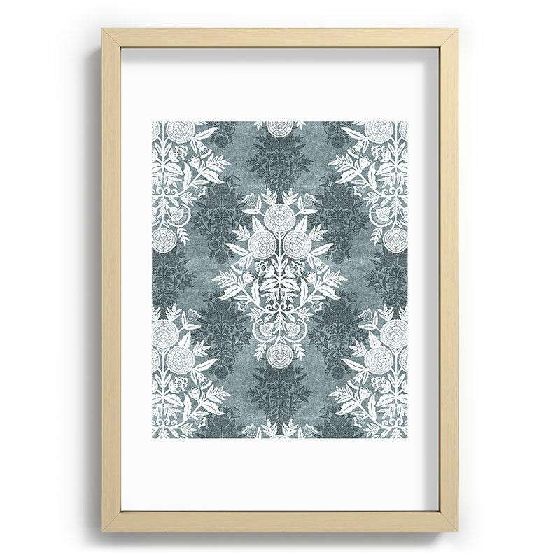 Marta Barragan Camarasa Antique Victorian Floral Recessed Framing Rectangle