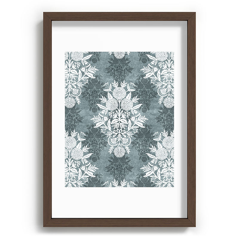 Marta Barragan Camarasa Antique Victorian Floral Recessed Framing Rectangle