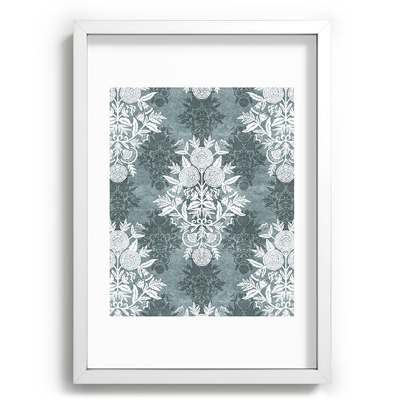Marta Barragan Camarasa Antique Victorian Floral Recessed Framing Rectangle