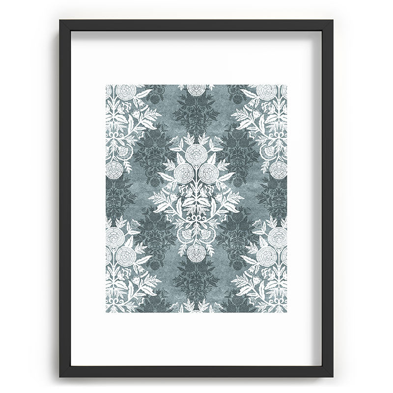 Marta Barragan Camarasa Antique Victorian Floral Recessed Framing Rectangle