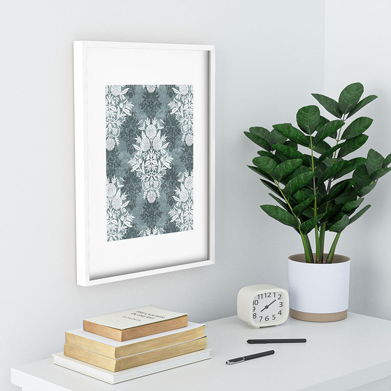Marta Barragan Camarasa Antique Victorian Floral Recessed Framing Rectangle