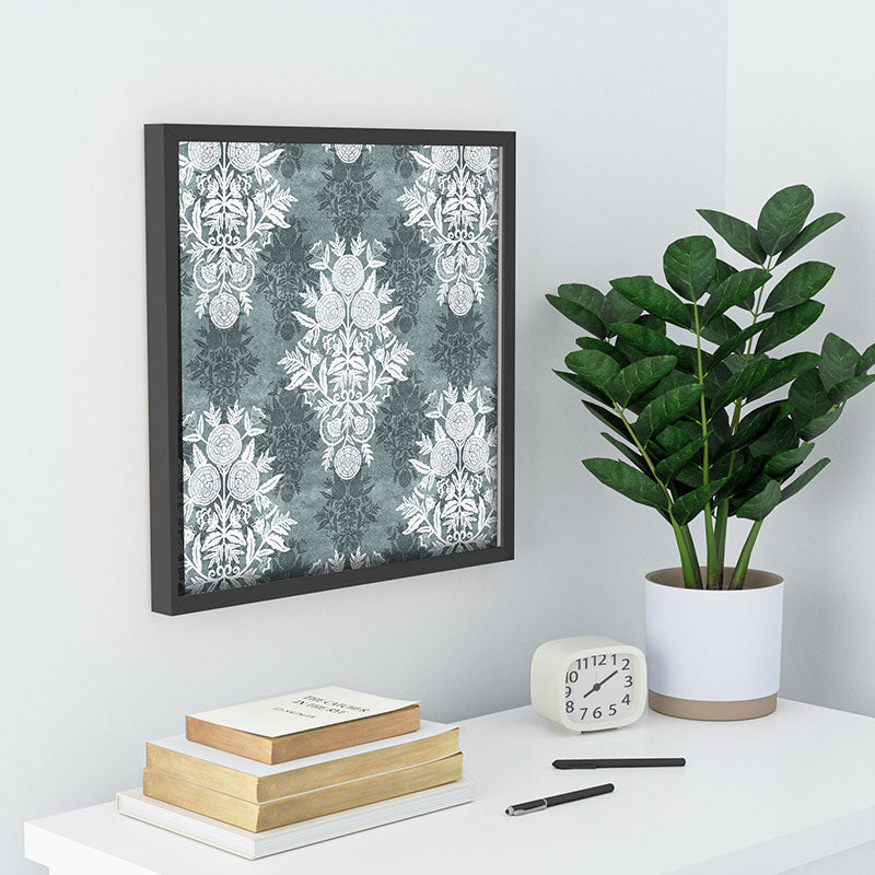 Marta Barragan Camarasa Antique Victorian Floral Recessed Framing Square