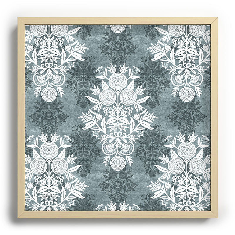 Marta Barragan Camarasa Antique Victorian Floral Recessed Framing Square