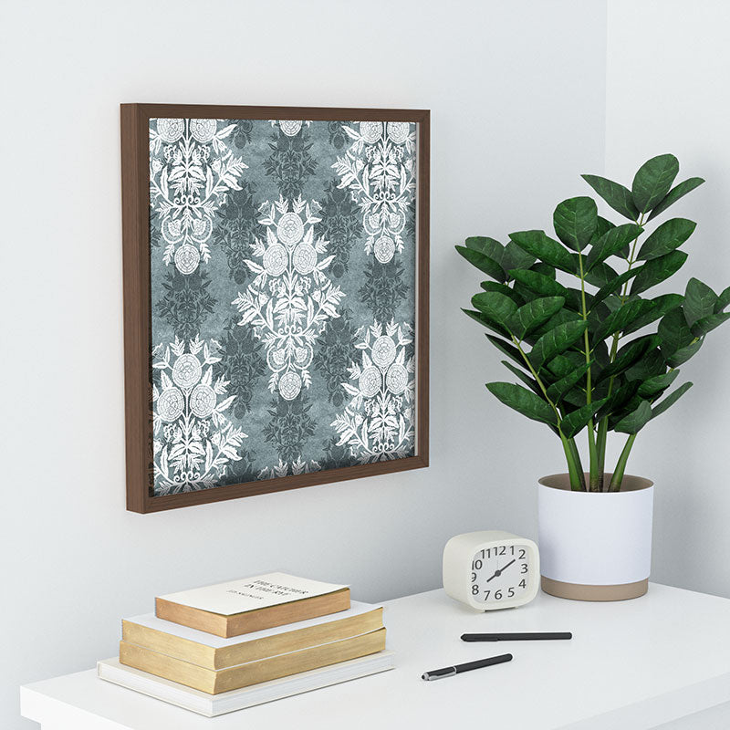 Marta Barragan Camarasa Antique Victorian Floral Recessed Framing Square