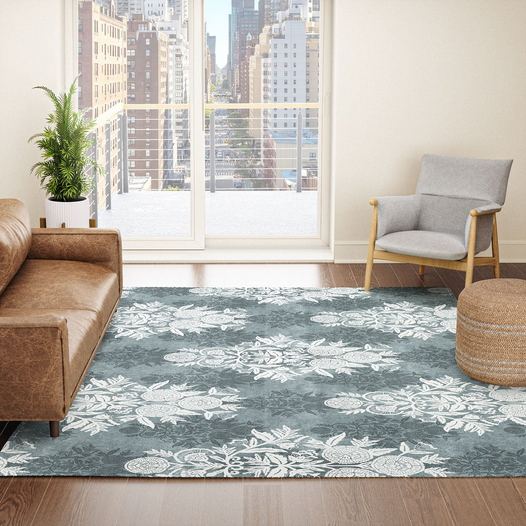 Marta Barragan Camarasa Antique Victorian Floral Area Rug