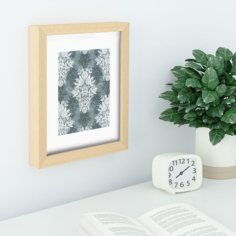 Marta Barragan Camarasa Antique Victorian Floral Recessed Framing Rectangle