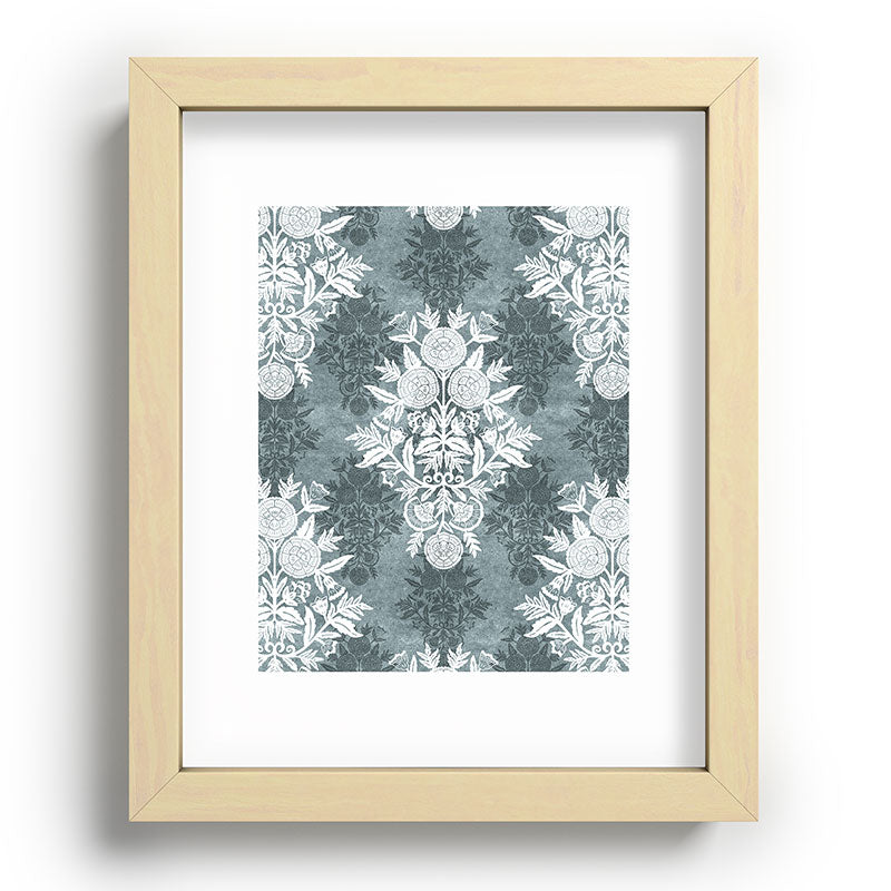 Marta Barragan Camarasa Antique Victorian Floral Recessed Framing Rectangle