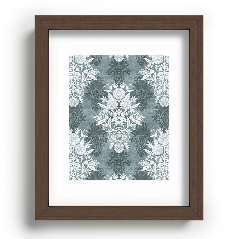 Marta Barragan Camarasa Antique Victorian Floral Recessed Framing Rectangle