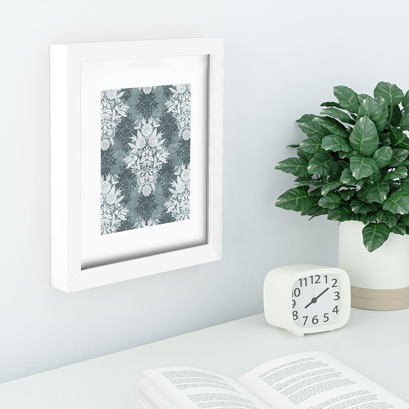 Marta Barragan Camarasa Antique Victorian Floral Recessed Framing Rectangle